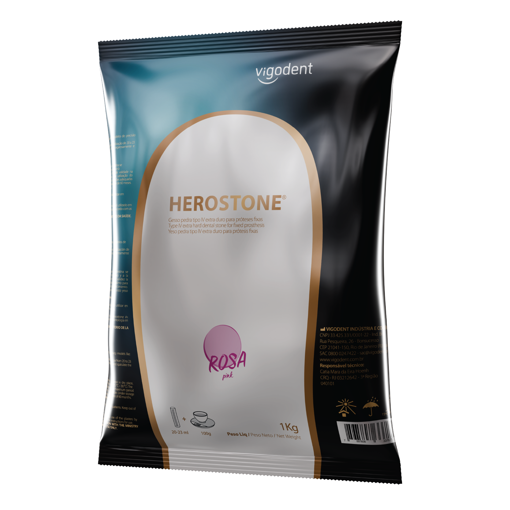 Herostone — Gesso pedra especial tipo IV Vigodent